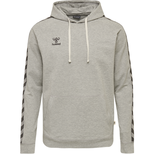 hmlMOVE CLASSIC HOODIE, GREY MELANGE hmlMOVE CLASSIC HOODIE, GREY MELANGE, packshot