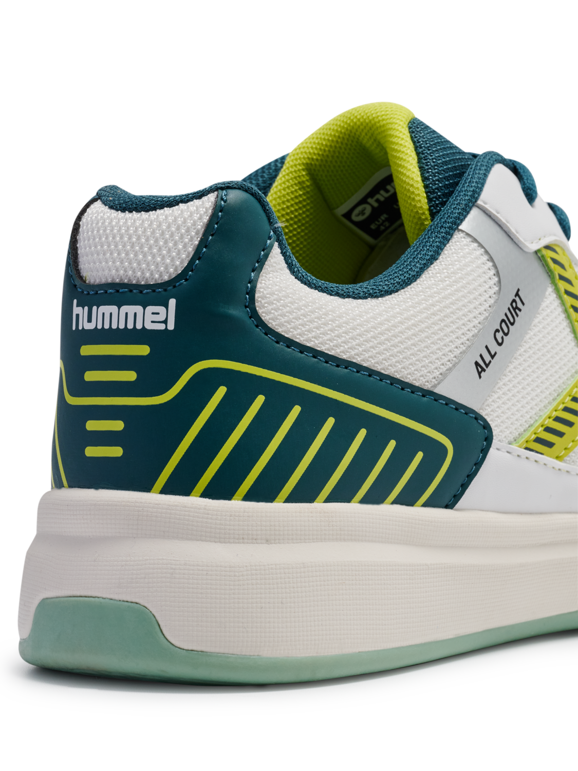 ALL COURT, WHITE/GREEN/YELLOW, packshot