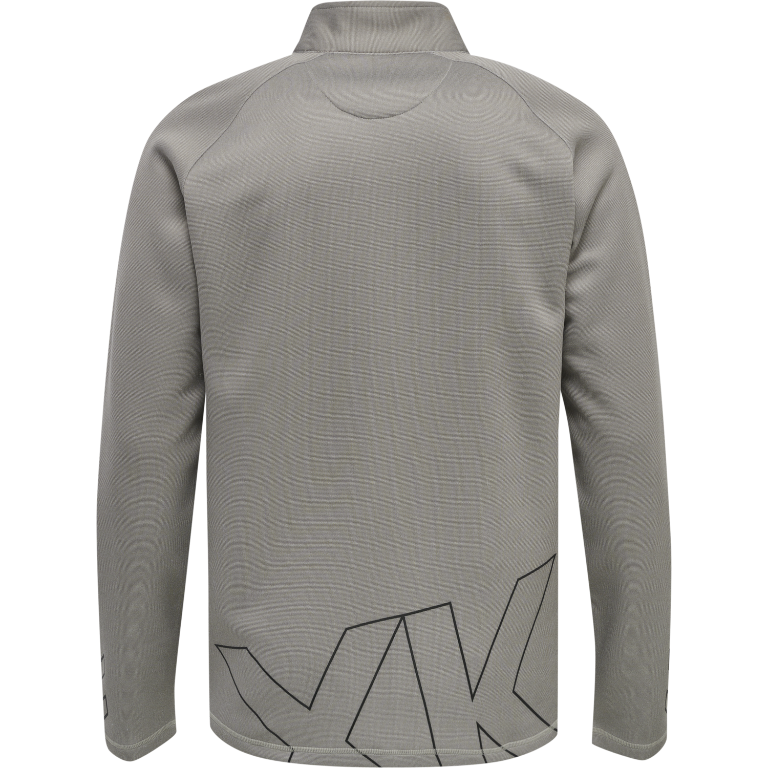 hmlCIMA XK ZIP JACKET, GREY MELANGE, packshot