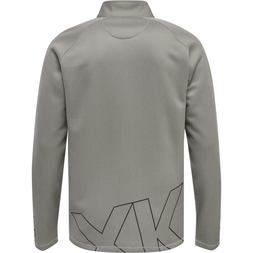 hmlCIMA XK ZIP JACKET, GREY MELANGE hmlCIMA XK ZIP JACKET, GREY MELANGE, packshot