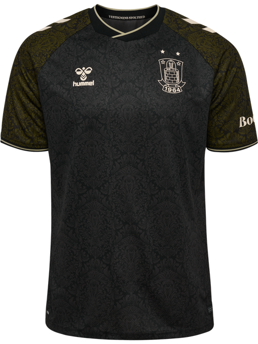 BIF 24/25 THIRD JERSEY S/S, CAVIAR/FIR GREEN BIF 24/25 THIRD JERSEY S/S, CAVIAR/FIR GREEN, packshot