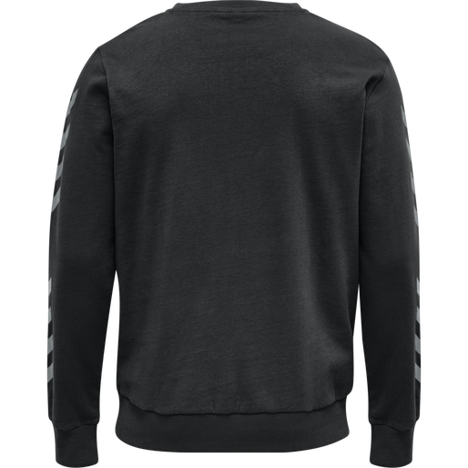 hmlLEGACY CHEVRON SWEATSHIRT, BLACK, packshot