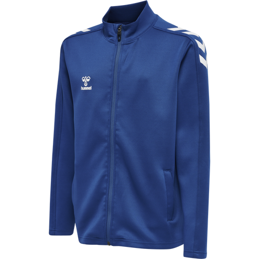 hmlCORE XK POLY ZIP SWEAT KIDS, TRUE BLUE, packshot