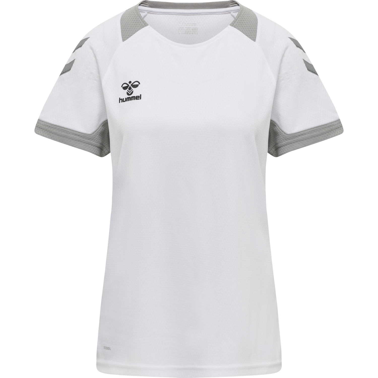 hmlLEAD WOMENS S/S POLY JERSEY, WHITE, packshot