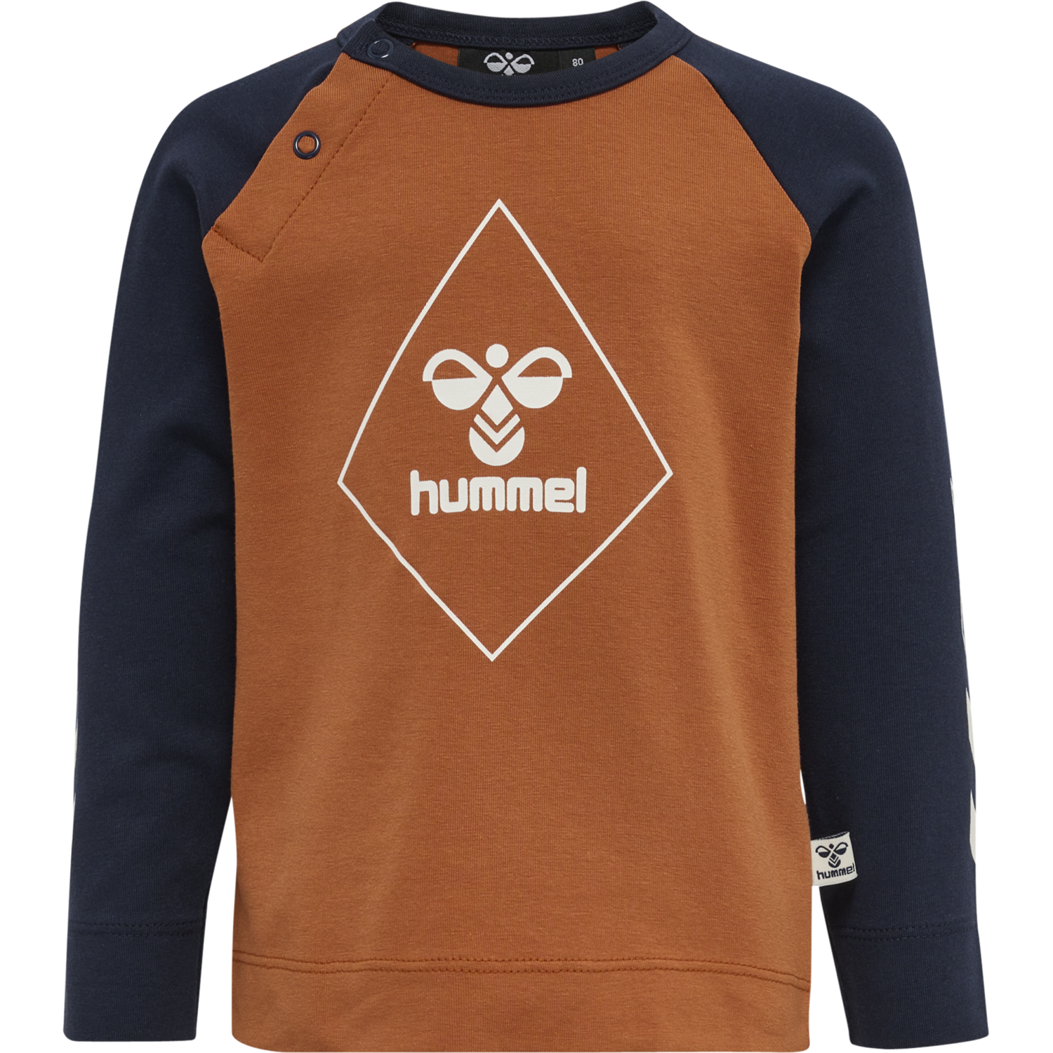 hmlCEASAR T-SHIRT L/S, SIERRA, packshot