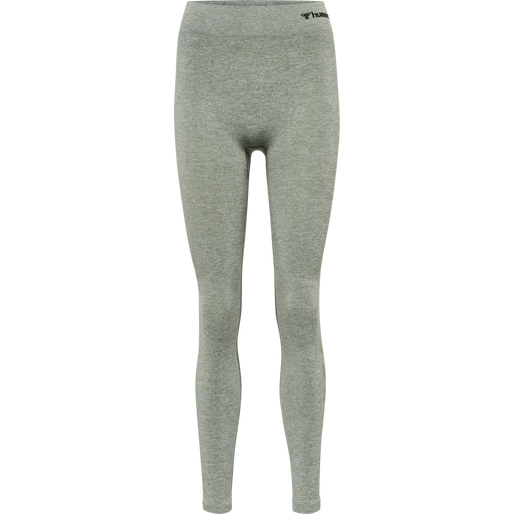hmlCI SEAMLESS MID WAIST TIGHTS, LILY PAD MELANGE hmlCI SEAMLESS MID WAIST TIGHTS, LILY PAD MELANGE, packshot