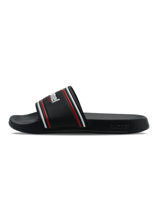 POOL SLIDE RT, BLACK/WHITE/RED, packshot