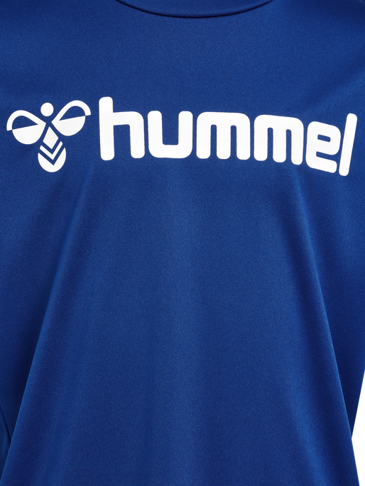 hmlLOGO JERSEY S/S KIDS, TRUE BLUE, packshot