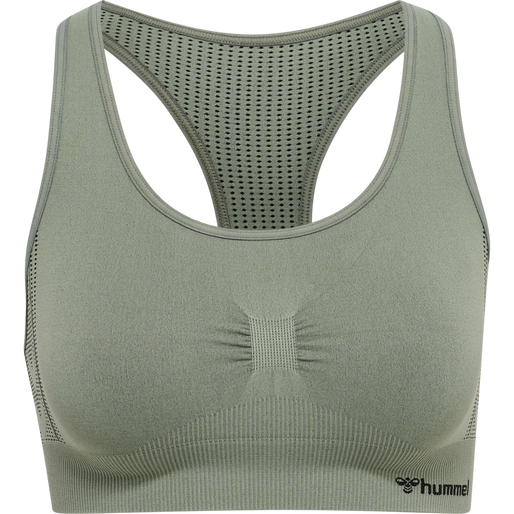 hmlMT SHAPING SEAMLESS SPORTS TOP, LILY PAD, packshot