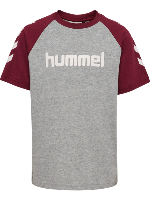 hmlJR LOGO T-SHIRT S/S, CHOCOLATE TRUFFLE hmlJR LOGO T-SHIRT S/S, CHOCOLATE TRUFFLE, packshot
