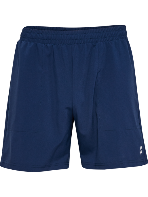 hmlPULSE WORKOUT SHORTS, DRESS BLUES, packshot