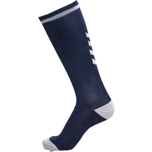 ELITE INDOOR SOCK HIGH, NAVY/WHITE, packshot