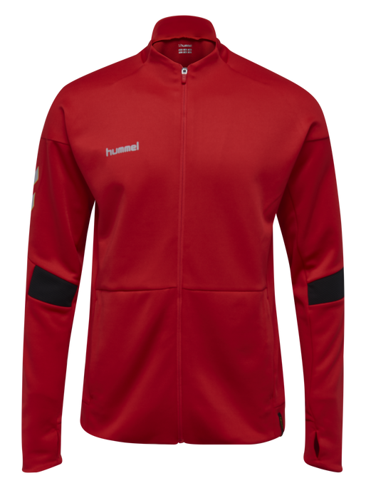 TECH MOVE POLY ZIP JACKET, TRUE RED TECH MOVE POLY ZIP JACKET, TRUE RED, packshot