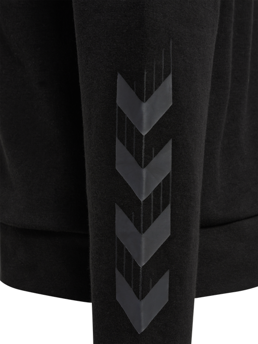 hmlTRAVEL ZIP HOODIE WOMAN, BLACK, packshot