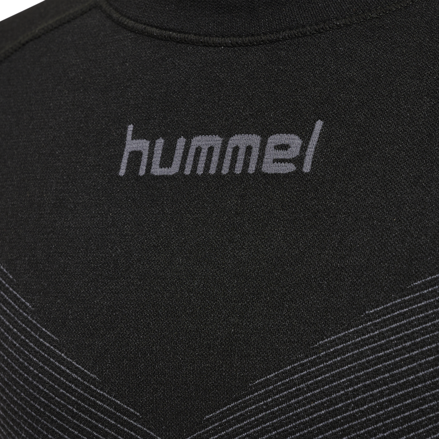 HUMMEL FIRST SEAMLESS KIDS JERSEY L/S , BLACK, packshot