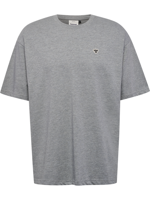 hmlLOOSE T-SHIRT BEE S/S, GREY MELANGE, packshot