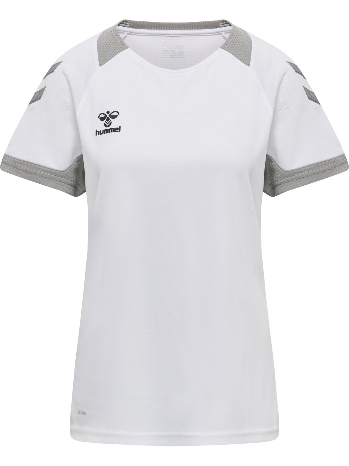 hmlLEAD WOMENS S/S POLY JERSEY, WHITE, packshot