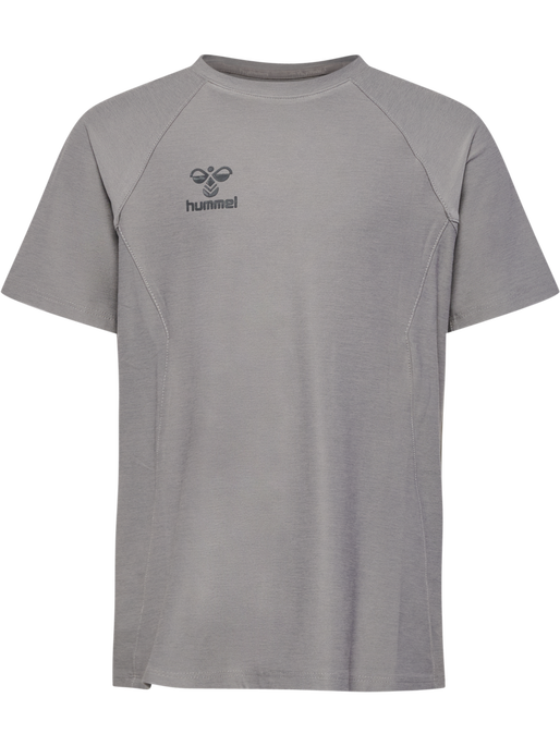hmlCIMA 2.0 JERSEY S/S KIDS, ALLOY MELANGE hmlCIMA 2.0 JERSEY S/S KIDS, ALLOY MELANGE, packshot