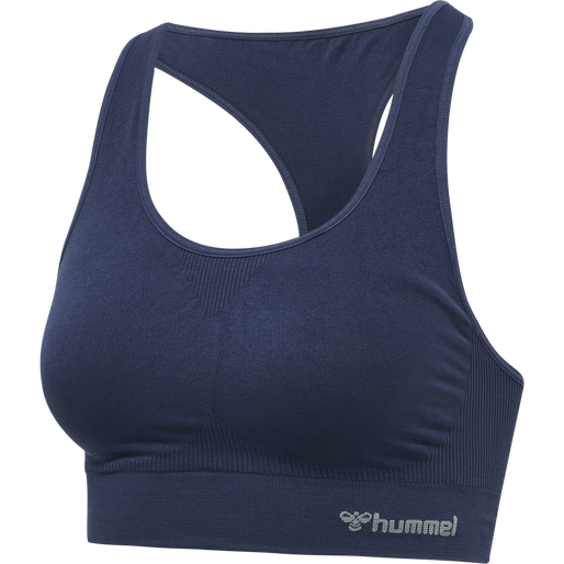 hmlTIF SEAMLESS SPORTS TOP, BLACK IRIS hmlTIF SEAMLESS SPORTS TOP, BLACK IRIS, packshot