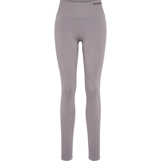 hmlMT FLOW SEAMLESS HW TIGHTS, MINIMAL GRAY, packshot