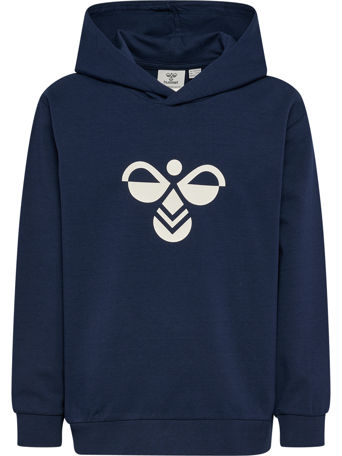 hmlJR REG TUKAS HOODIE, DRESS BLUES, packshot