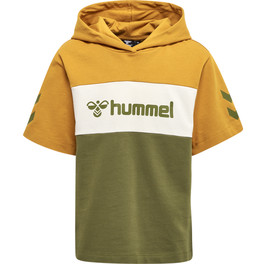 hmlCLOUD HOODIE S/S, OLIVE BRANCH hmlCLOUD HOODIE S/S, OLIVE BRANCH, packshot