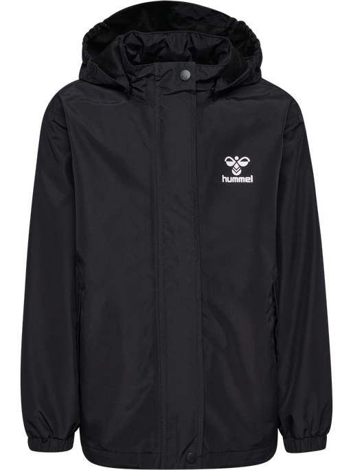 hmlNESSIE RAINSUIT, BLACK, packshot