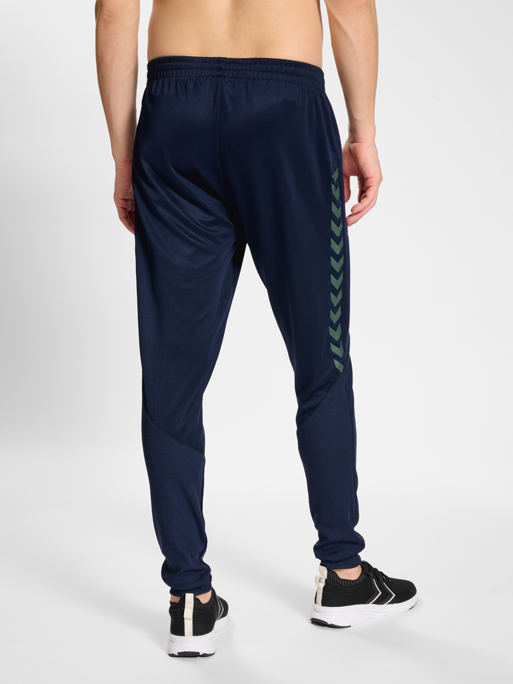 hmlSTALTIC TRAINING PANTS, MARINE/DUCK GREEN, model