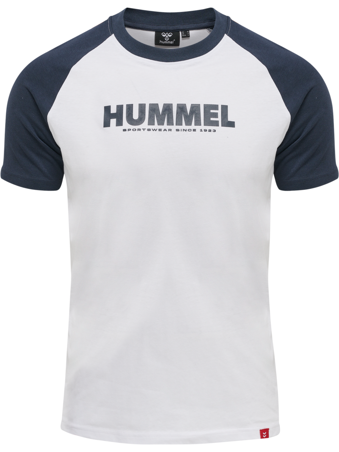 hmlLEGACY BLOCKED T-SHIRT, WHITE, packshot