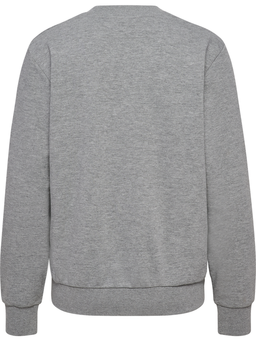 hmlPULSE W SWEAT CREWNECK, GREY MELANGE, packshot