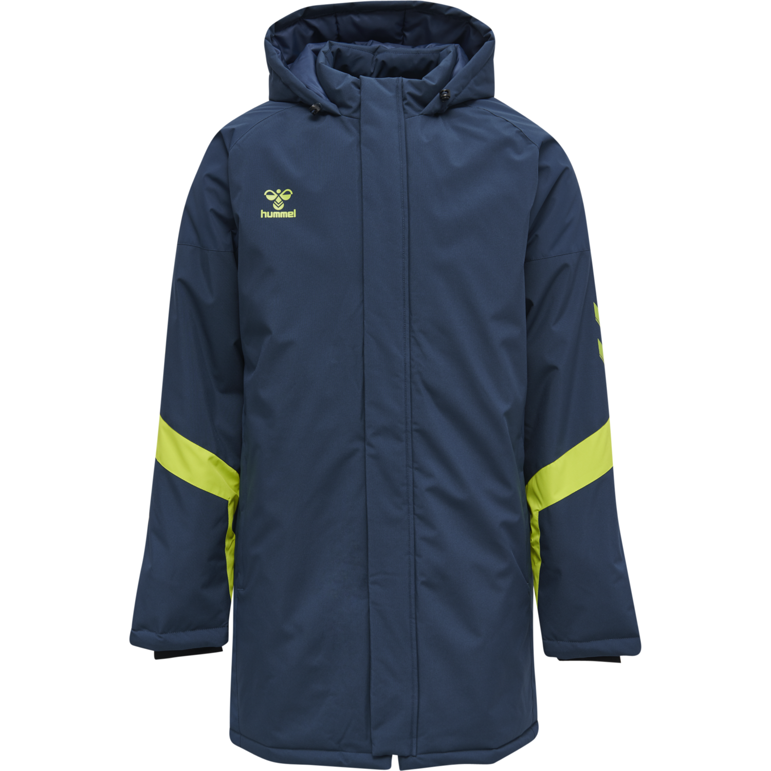 hmlLEAD BENCH JACKET, DARK DENIM, packshot