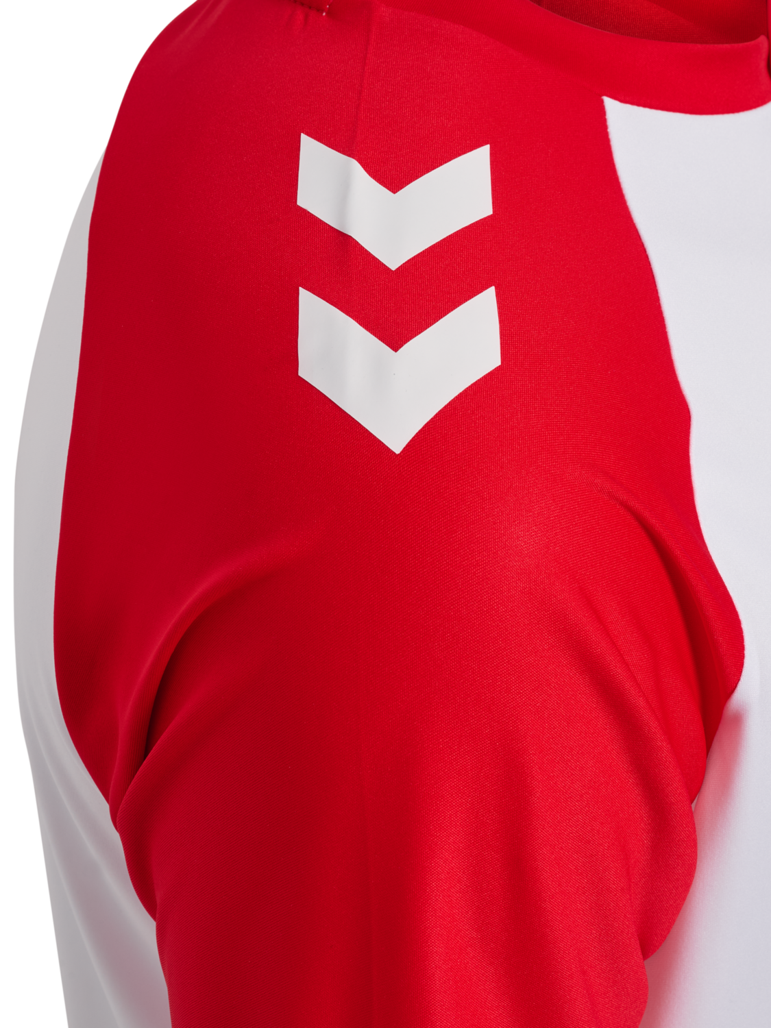 hmlMATCH LEAGUE JERSEY S/S, WHITE/TRUE RED, packshot