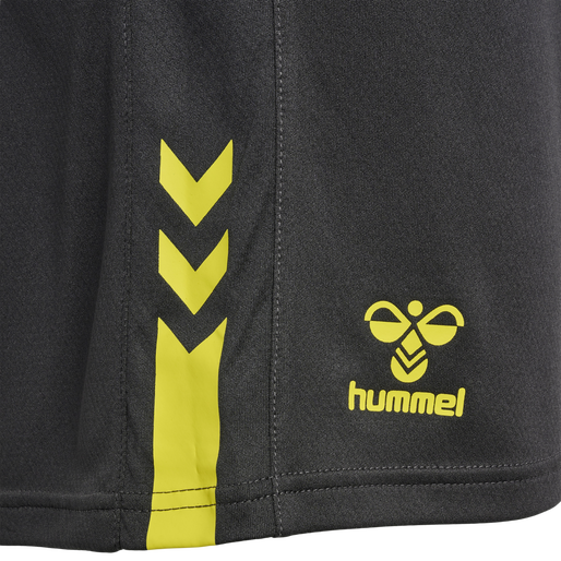 hmlACTIVE PL SHORTS WOMAN, OBSIDIAN/SULPHUR SPRING, packshot