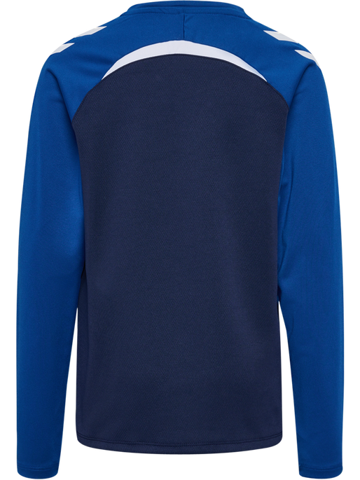 hmlLEAD 2.0 CREW SWEAT KIDS, MARINE/TRUE BLUE hmlLEAD 2.0 CREW SWEAT KIDS, MARINE/TRUE BLUE, packshot