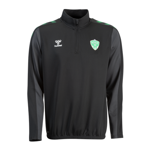 ASSE 22/23 TRAINING HALF ZIP KIDS, BLACK, packshot