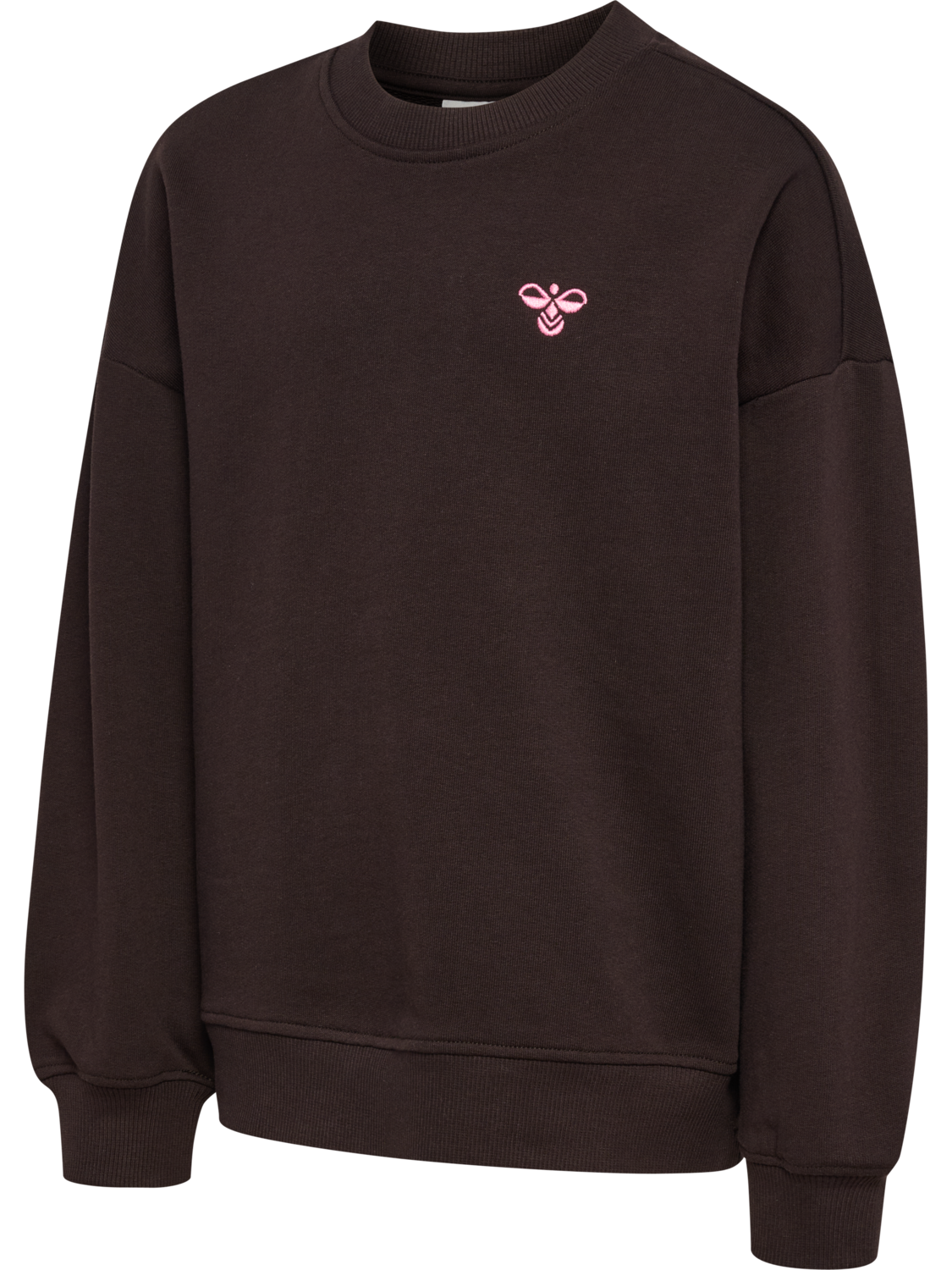 hmlJR JUMP BOXY SWEATSHIRT, CHOCOLATE TORTE, packshot