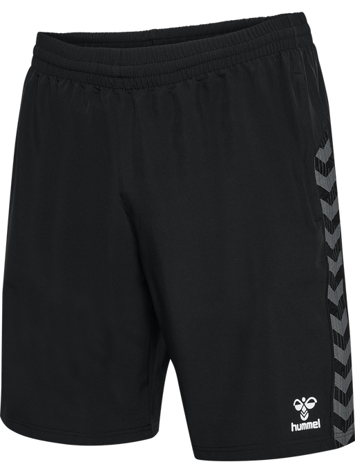 hmlAUTHENTIC WOVEN SHORTS, BLACK hmlAUTHENTIC WOVEN SHORTS, BLACK, packshot
