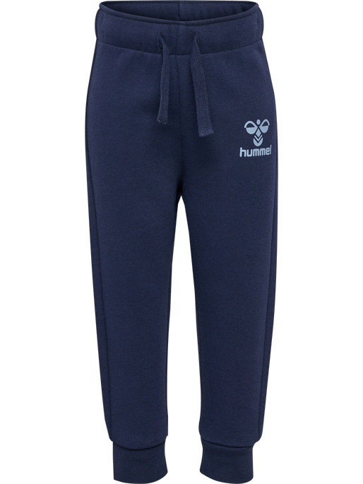 hmlHUMMING CREWSUIT, BLACK IRIS/FADED DENIM, packshot