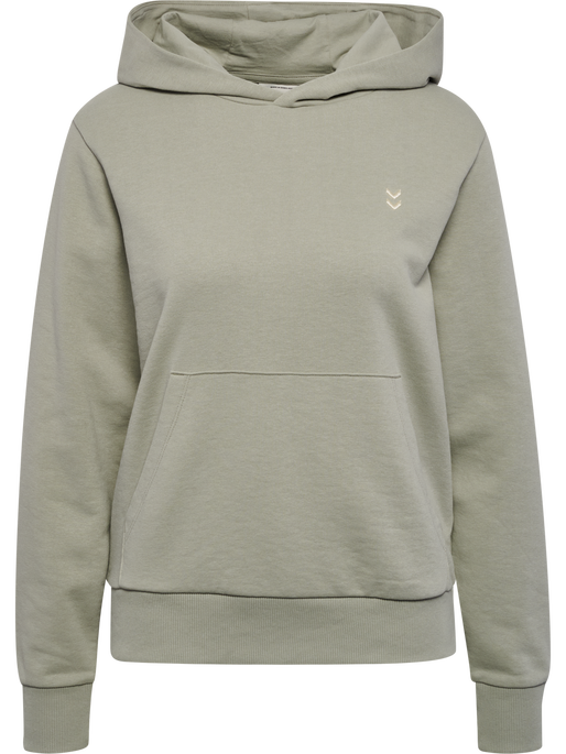 hmlPULSE W SWEAT HOODIE, SEAGRASS, packshot