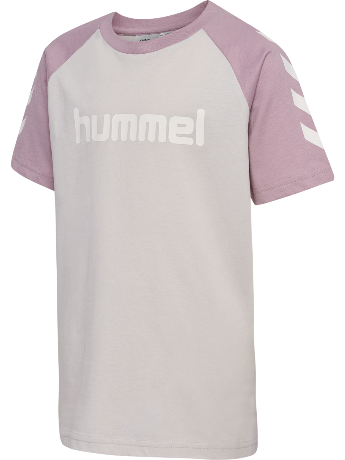 hmlJR LOGO T-SHIRT S/S, SEA FOG, packshot