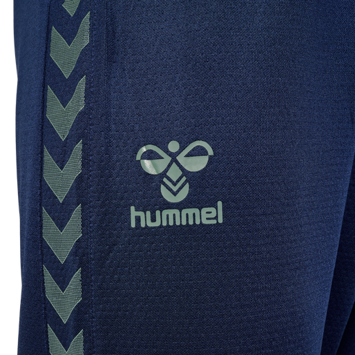 hmlSTALTIC TRAINING PANTS, MARINE/DUCK GREEN, packshot