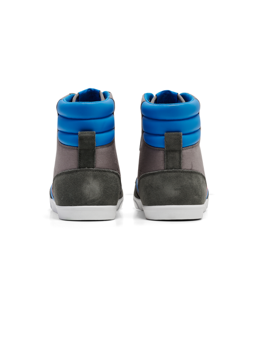 HUMMEL SLIMMER STADIL HIGH, CASTLEROCK/RIBBONRED/BRIL BLUE, packshot