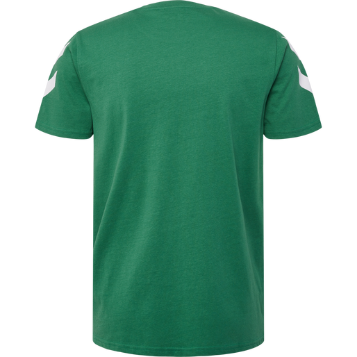hmlLEGACY CHEVRON T-SHIRT, FOLIAGE GREEN, packshot