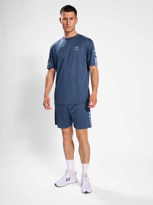 hmlACTIVE PL JERSEY S/S, VINTAGE INDIGO, model