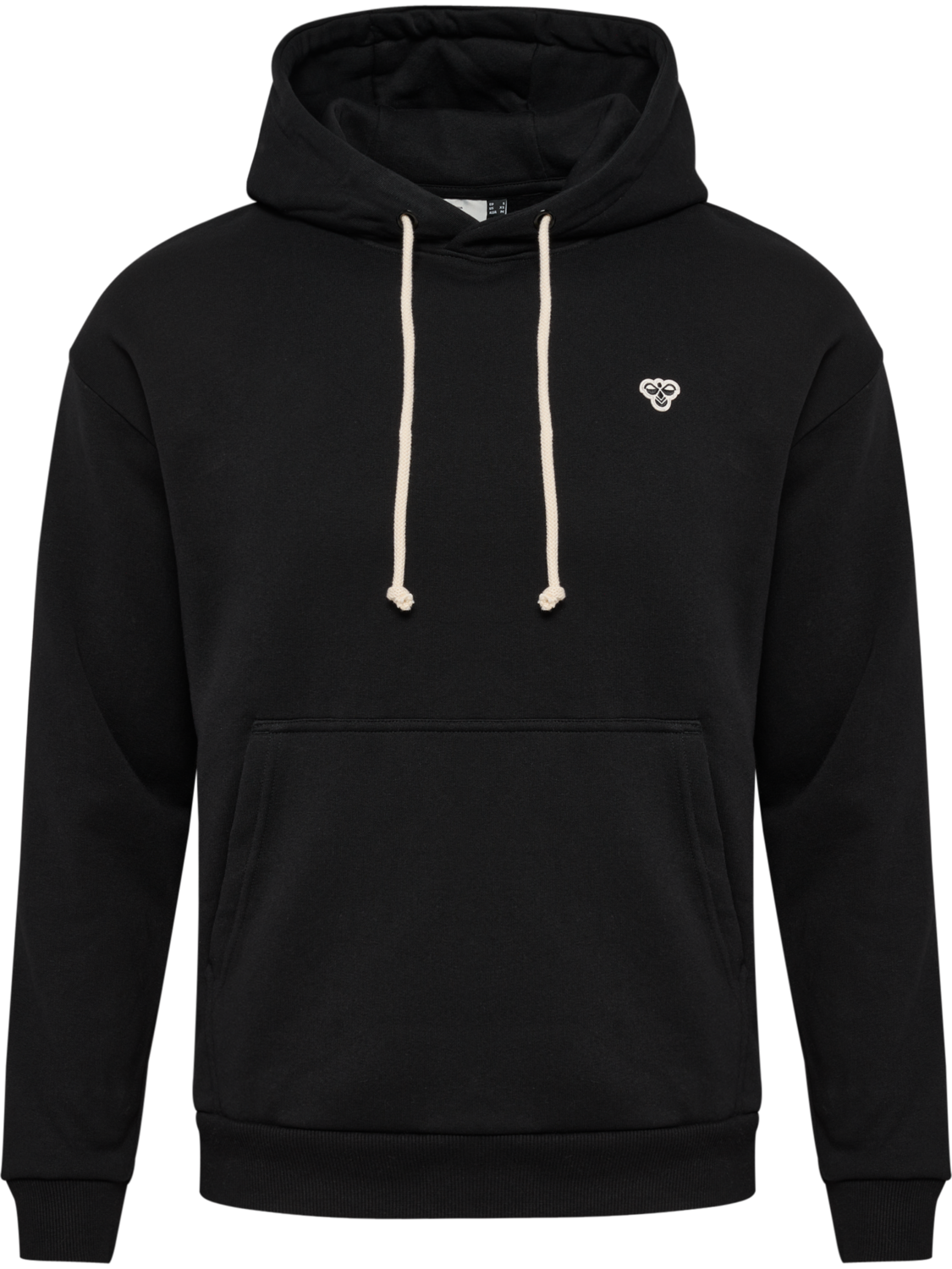 hmlLOOSE HOODIE BEE, BLACK, packshot