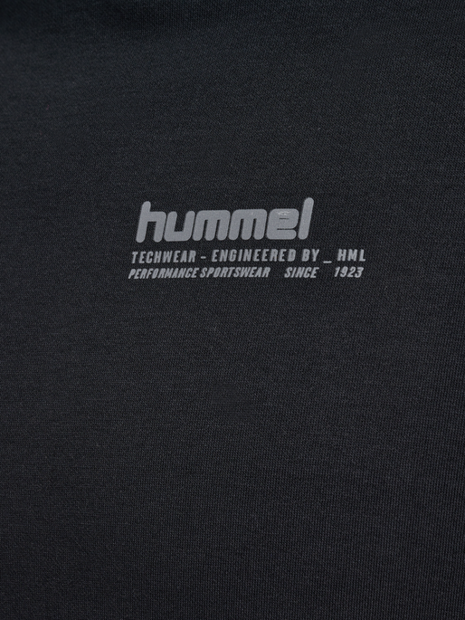 hmlTECH LOOSE T-SHIRT, BLACK, packshot