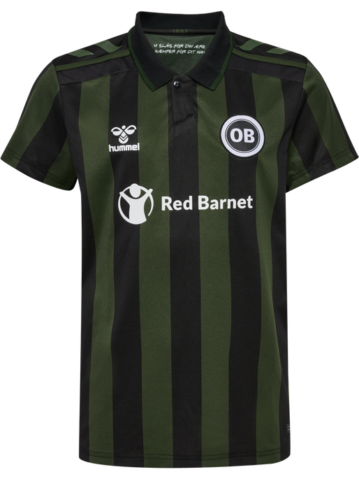 OB 24/25 AWAY JERSEY SS KIDS, BLACK PR OB 24/25 AWAY JERSEY SS KIDS, BLACK PR, packshot