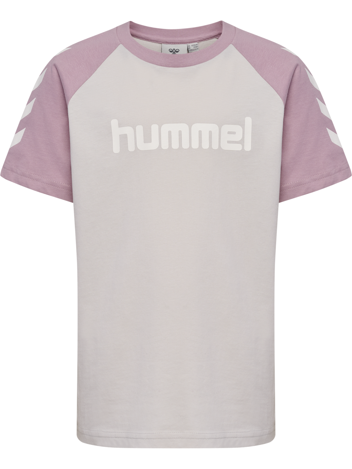 hmlJR LOGO T-SHIRT S/S, SEA FOG, packshot