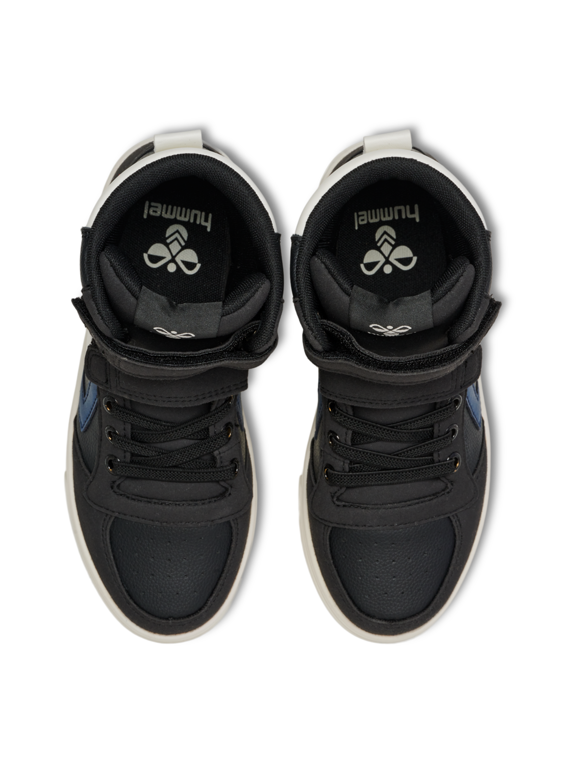 SLIMMER STADIL LEATHER HIGH JR, BLACK/BLUE, packshot