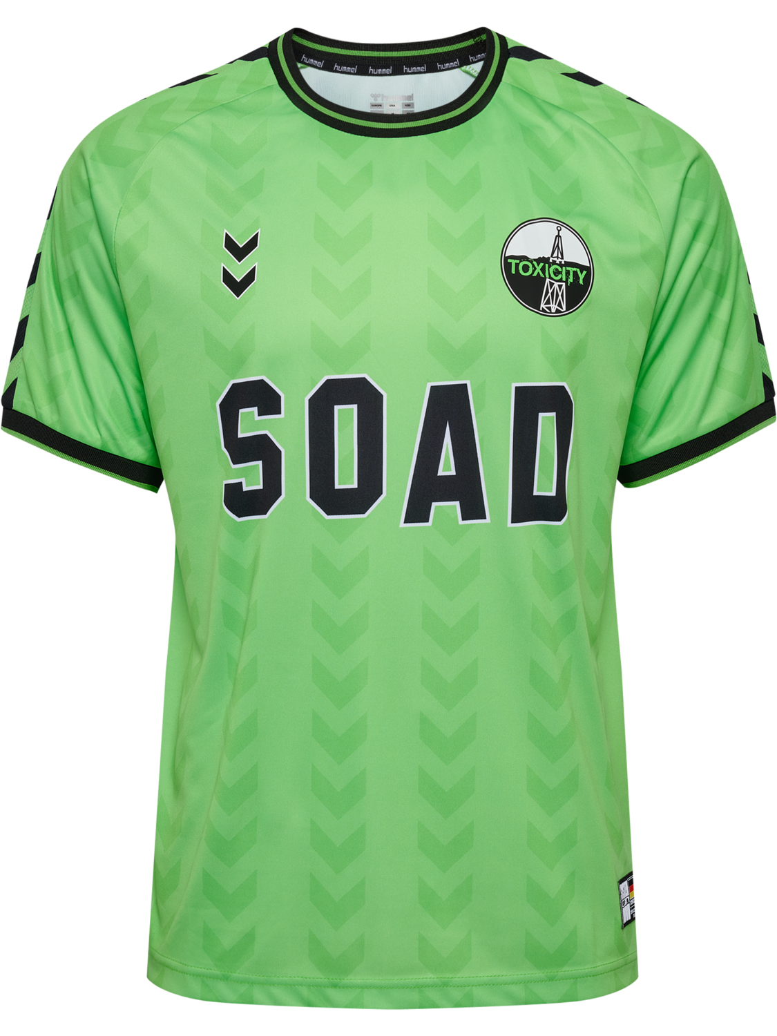 hmlSOAD TOUR 26 DUSSEL JERSEY S/S, GREEN, packshot